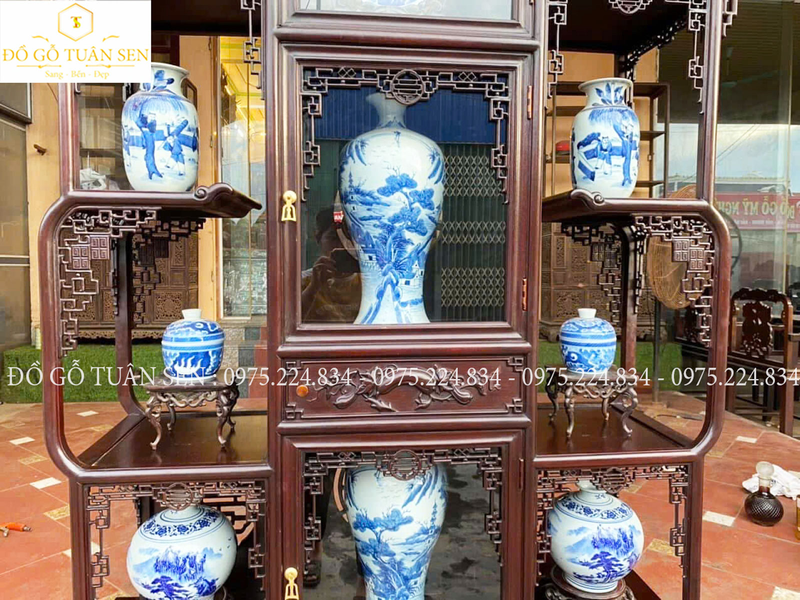 Thông tin kích thước Tủ trương bày Đồ Cổ , Gốm Sứ